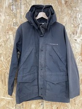 Vintage Porsche Racing Gore-tex Jacket Black Hooded Mens
