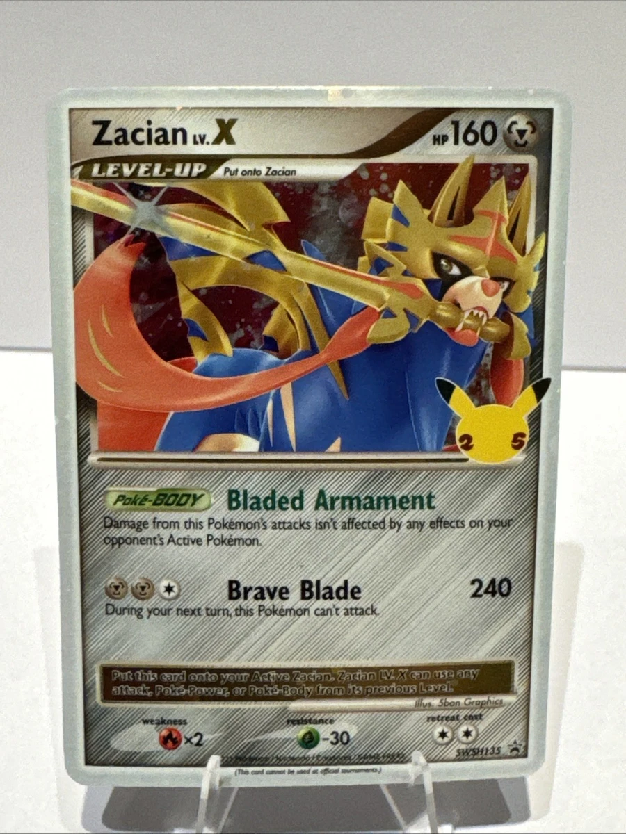 Zacian Lv. X Pokémon TCG Cards for sale | eBay