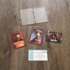 Vintage Star Trek 1992 Creation Salutes Levar Burton Ticket Trading Cards Pin
