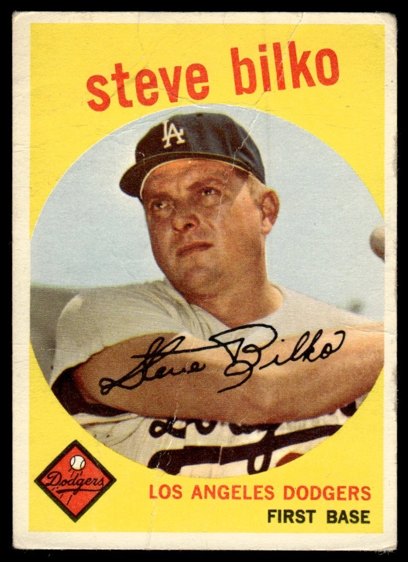 Steve Bilko trading card