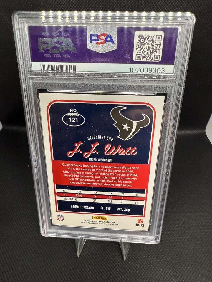 Donruss 2016 - J.J. Watt #121 Foto 2 de 2