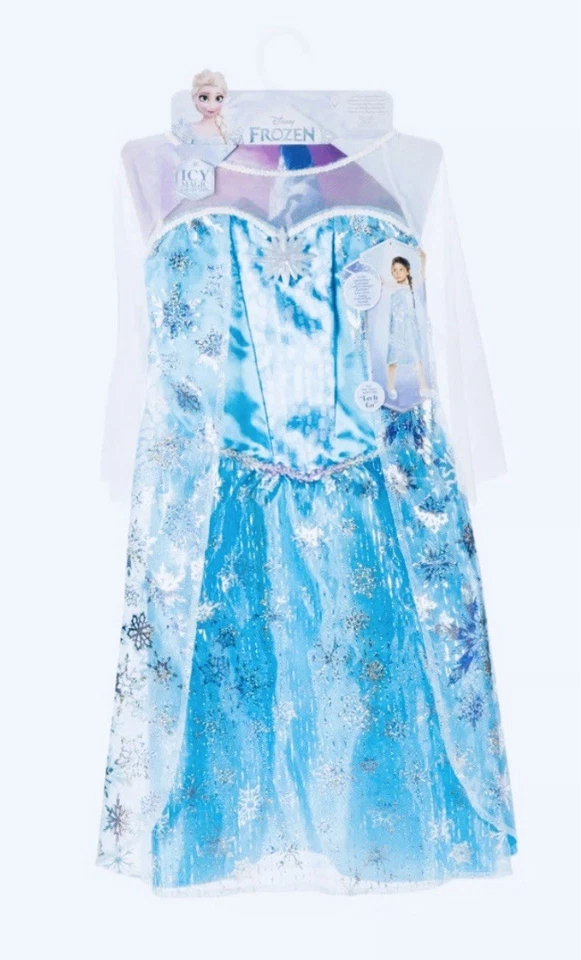 Disney замороженный Эльза принцесса платье света и музыки размер 4-6 X-Хэллоуин, наряд - Изображение 4 из 4
