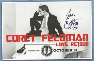 Corey Feldman signed autographed concert poster The Goonies 'Mouth'