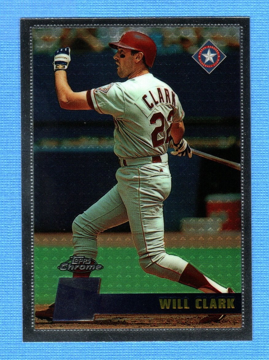 1996 Topps Chrome #118 Will Clark Rangers