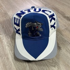 VTG Kentucky Wildcats Snapback Hat College Highway Twins Blue White Cap