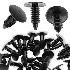 100pcs 8mm Bumper Clips Body Trim Automotive Car Hole Plastic Rivets Fastener