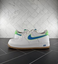 Nike Air Force 1 Low White Bright Blue Green for Sale