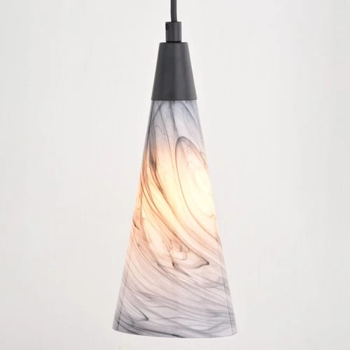 Vaxcel Lighting P0409 Milano 4"W Mini Pendant - Black - Picture 4 of 12