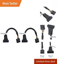 Efficient USB 3.0 Header to USB 2.0 Converter - 19 Pin Male to 9 Pin Female