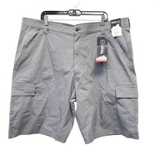 Wrangler ATG All Terrain Gear Men's Highland Gray Cargo Shorts Size 44