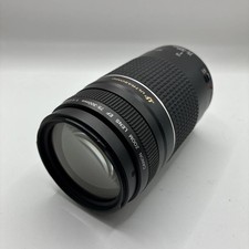 Canon EF 75-300mm F4-5.6 III USM Black Telephoto Zoom Lens Travel Exc  