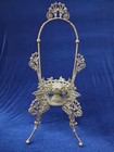 Antique Silver Plate Perfume Bottle Holder Meriden Britannia — photo 10