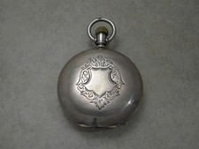 Elgin- 1200724- Coin Silver- Grade 10- Model 3- 1883- Runs- Pocket Watch