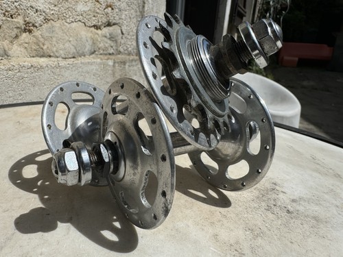 Moyeux Campagnolo C-Record – 36 Trous, Filetage Français, Fabrication France