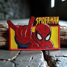 I Love Spiderman Embroidered Patch 3.22 X 5.0...