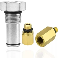 ICP Oil Fuel Rail Adapter IPR Valve Air Test Fitting Tool for 2003-10 Ford 6.0