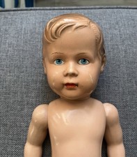 Celluloid Puppe/42 cm/ 50 er Jahre