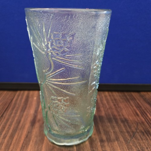 Vintage Tiara Exclusives Ponderosa Pine Green Iced Tea Tumblers 16oz Set of 6 - Photo 5/7