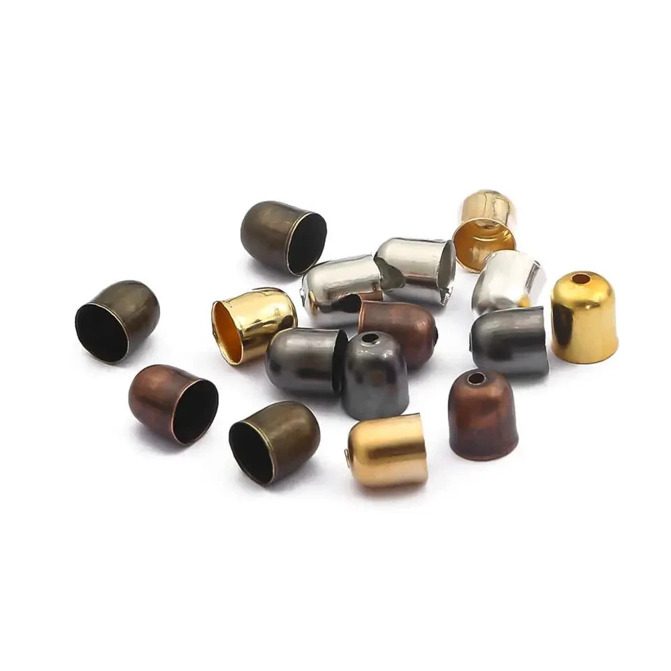 Обжимные фурнитура с кисточками разных размеров для кожаных шнуров ювелирных изделий 50–100 шт. - Изображение 3 из 4