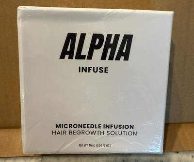 Alpha Infuse Microneedle Infusion Hair Regrowth Solution 0.54 fl oz - Brand New