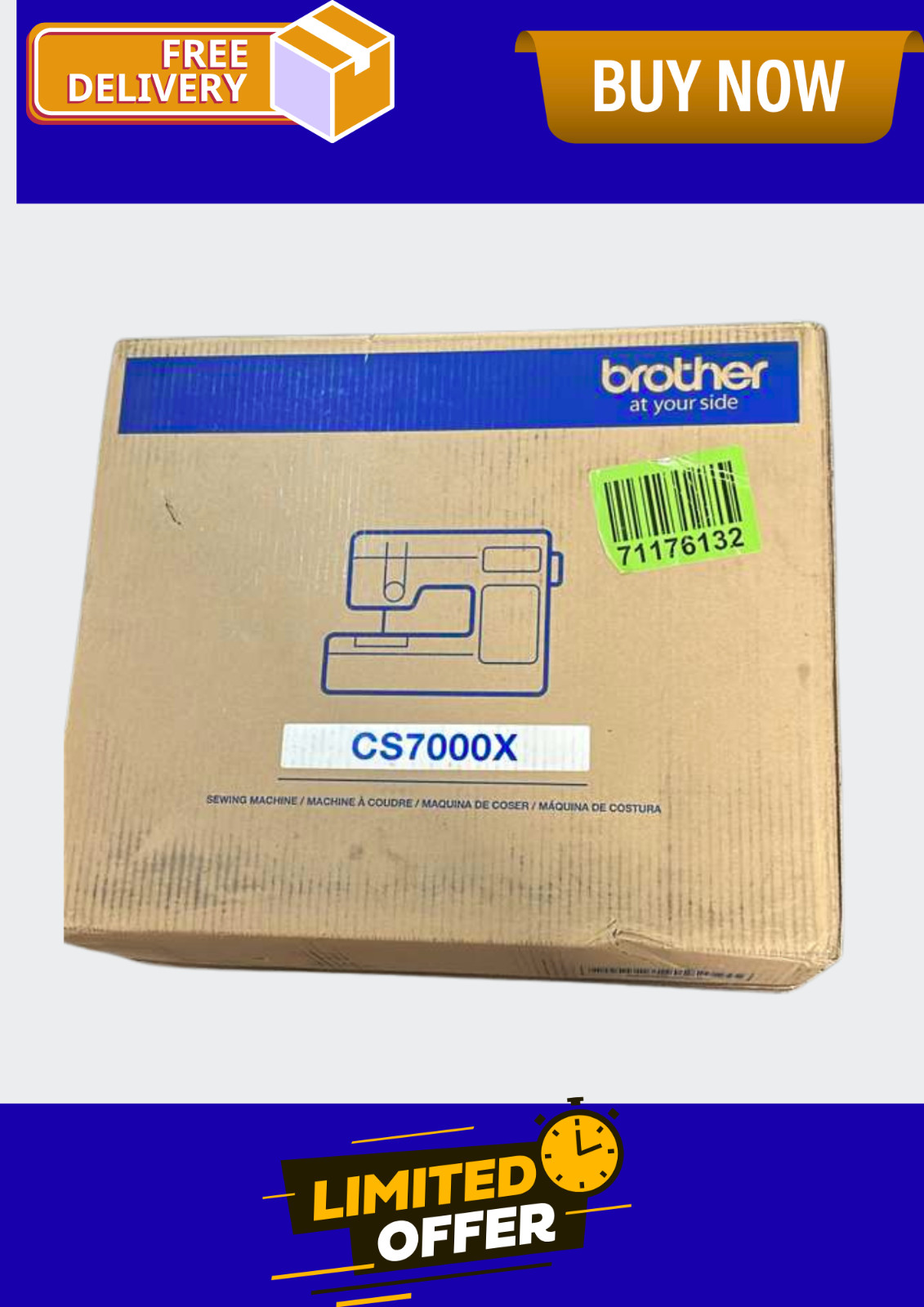 Brother CS7000X Computerised Sewing & Quilting Machine