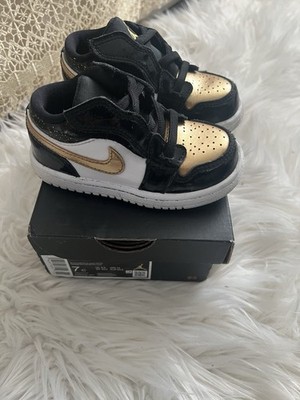 Sneaker Schuhe Jordan 1 Low SE Gold Toe (GS)