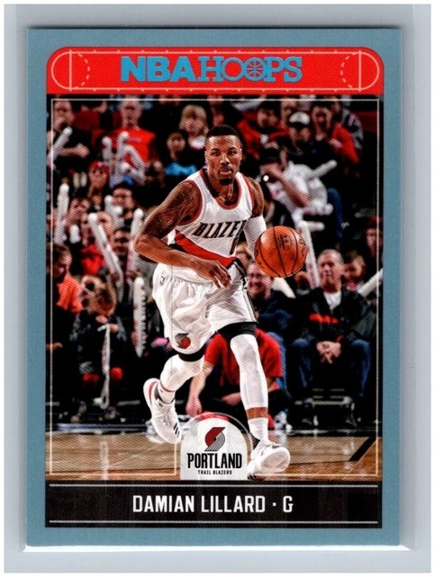 2017-18 Panini NBA Hoops Damian Lillard PLATINUM #226 SP Parallel Trail Blazers