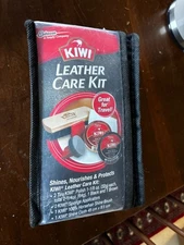 Kiwi Leather Care Kit (6 Piece Kit) Shines Nourishes Protects New other