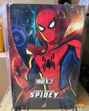 IN STOCK New Hot Toys TMS058 WHAT IF   1/6 ZOMBIE HUNTER SPIDER-MAN Fast Ship