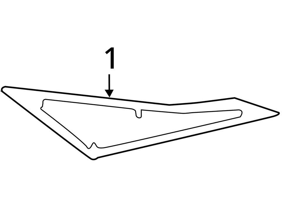 Lexus Rx350 2016-2021 pasajero trasero cuarto derecho ventana vidrio 62710-0E170 Foto 4 de 4