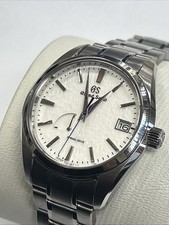 Grand Seiko White "Snowflake" Heritage Spring Drive Titanium Men's Watch SBGA211 3