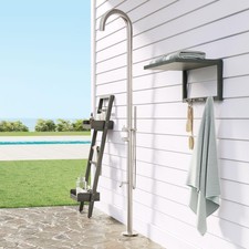 Signature Hardware 559577 Keanu Stainless Steel Outdoor Shower System with