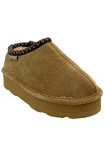 BEARPAW Kid's Girls Martis Suede Mule Iced Coffee