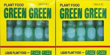 2 Box Of Green Green Plant Food 20x36ml Made In