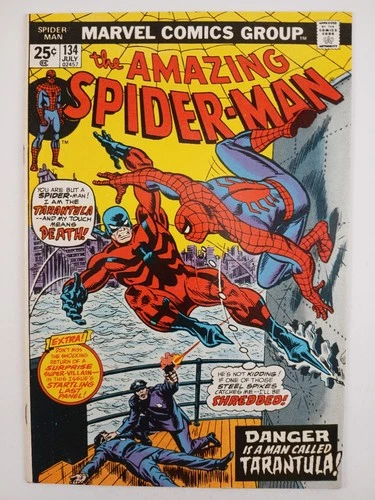 The Amazing Spider-Man #134 NM- 9.2 (Marvel 1974) 1st appearance Tarantula