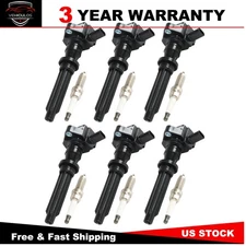6x Ignition Coil & IRIDIUM Spark Plug Kits for Land Rover Discovery Range Rover