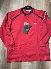 Men's Flame Resistant Red Shirt CAT 2 ATPV 11 NFPA 2112 FR IFRLINE