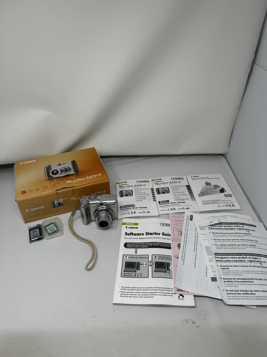 25+ Canon PowerShot A570 IS Digital Cameras for sale | Updated Oct