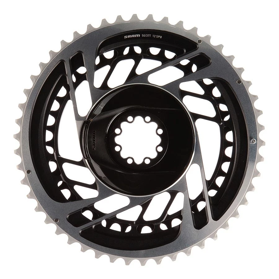 SRAM Red AXS Direct-Mount 50/37t 2x12 speed Chainring Set, Polar Gray - Image 2 of 2