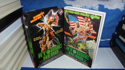 VHS - ATOMIC HERO 1 + 2 - TROMA TRASH PERLEN DER 80er