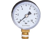 "Rf Manometer 50 Radial 0-10 Bar, Anschluss 1/4\" Radial (Unten)"