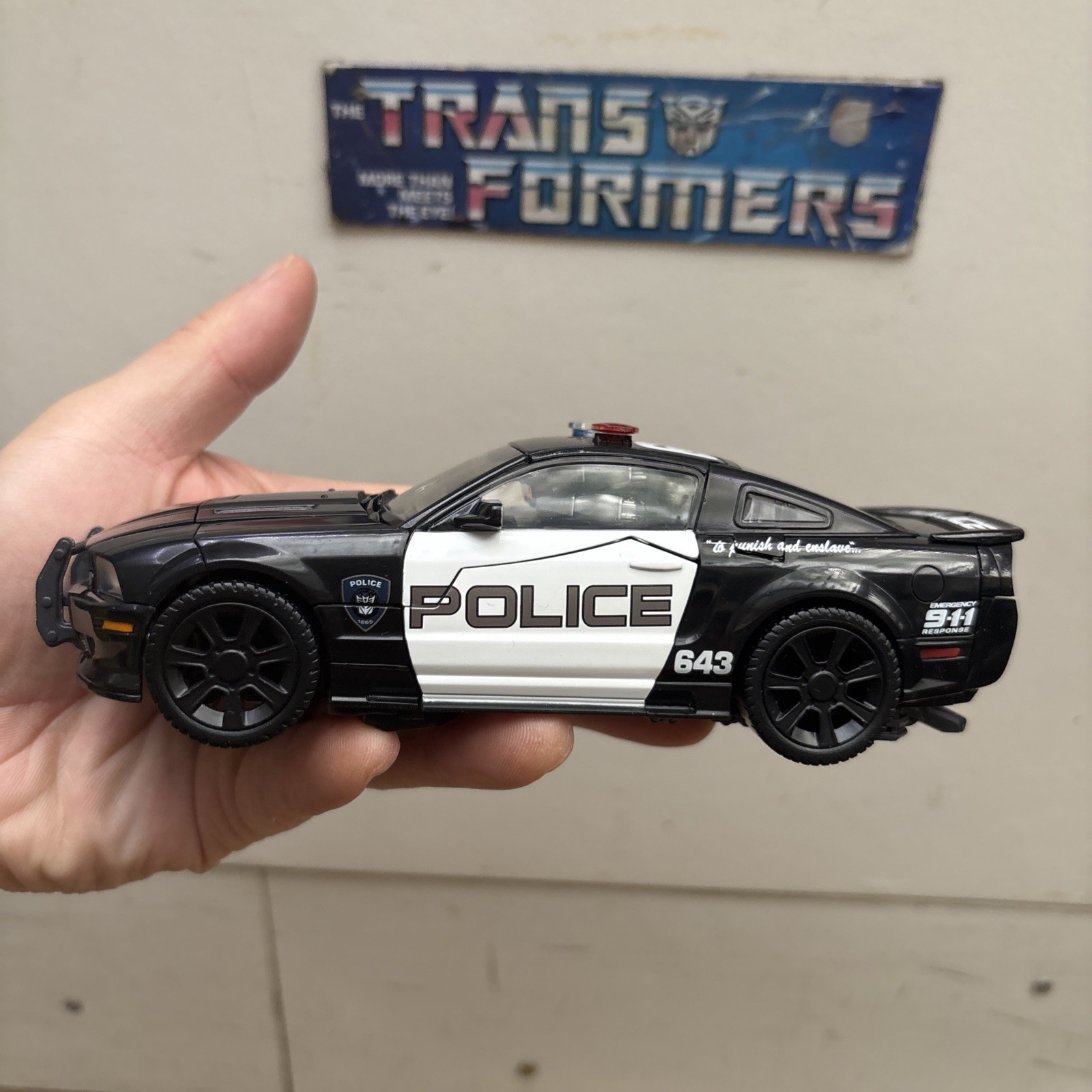 Transformers Hasbro 2017 MPM-5 Barricade Movie Series Masterpiece Complete 