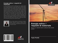 Tapio PeräLä | Energia Eolica: I Requisiti Di Materiale | Taschenbuch (2021)