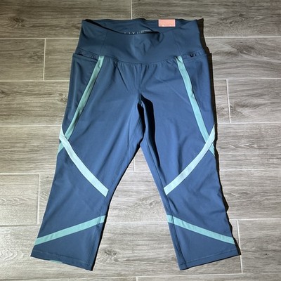 New With TagsLane Bryant Livi Active Work-Out Legging Size 18 / 20 Blue / Teal