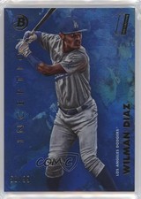 2021 Bowman Inception Blue Foil 50/99 Wilman Diaz #76 02rs