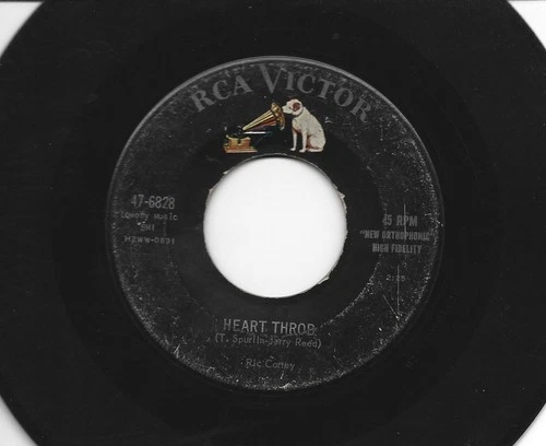 ROCKABILLY 45 - RIC CARTEY - HEART THROB - HEAR  1957 RCA