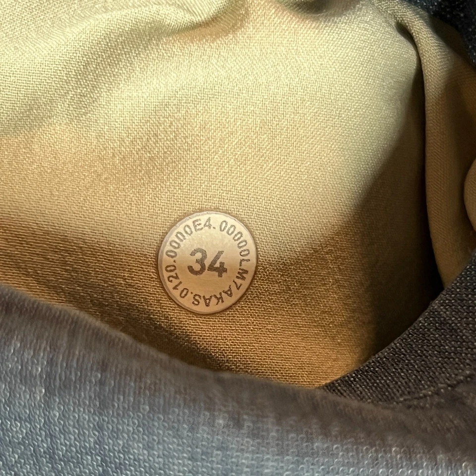 Lululemon Commission Shorts Mens 34 Blue Stretch Zip Pocket Modern Casual 11” - Image 4 of 4