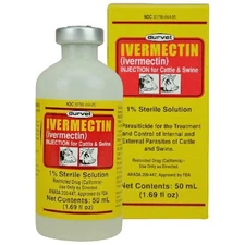 50ML cattle swine treatment control internal external parasite Durvet /Generic