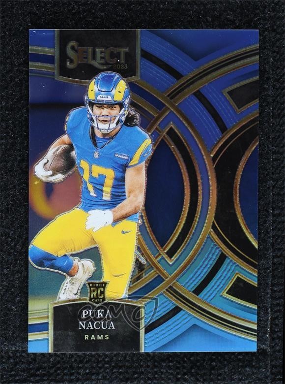 2023 Panini Select Premier Level Light Blue Prizm /99 Puka Nacua Rookie RC 0q5