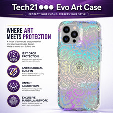 Image of Tech21 (iPhone 12 Pro Max) Case Evo Art Shockproof, 12ft Drop Tested, Slim Cover